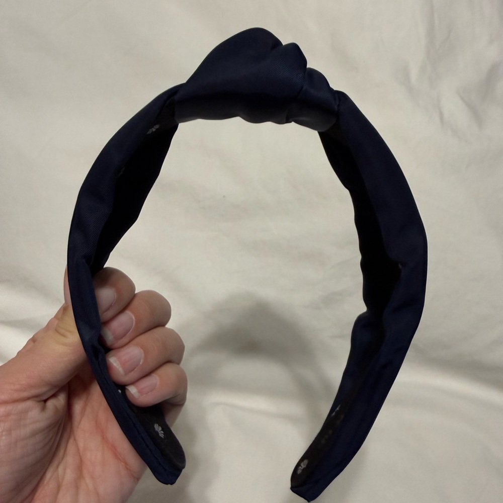 Lele sadoughi black neoprene headband